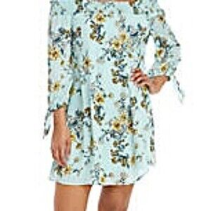 AUW As U Wish Floral Print Size‎ L Multicolored Dress